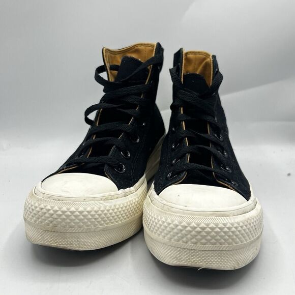 Converse Women Chuck Taylor by You Size 6.5 Platform Black/Brown Sneaker 171209C - Picture 2 of 11